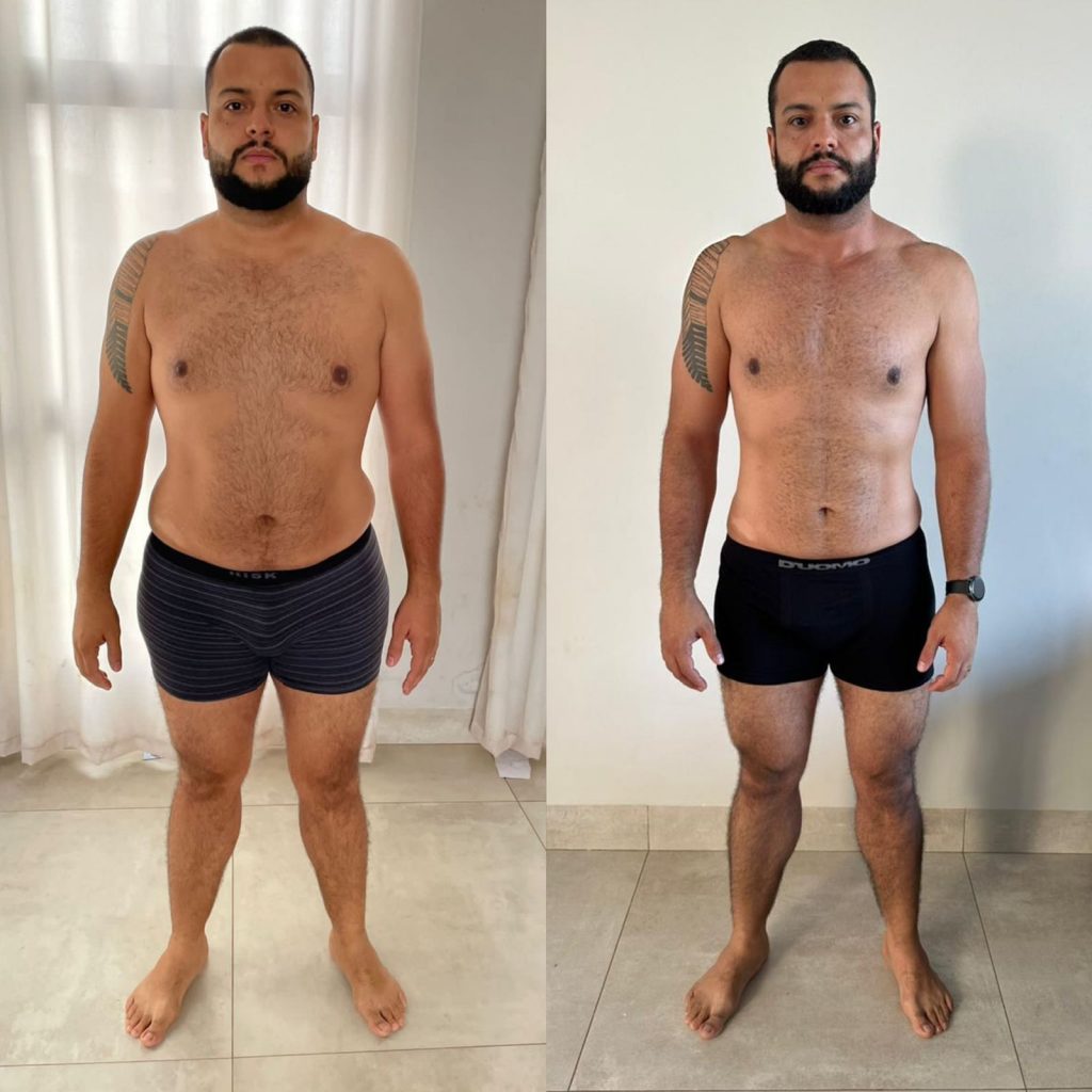Antes e depois