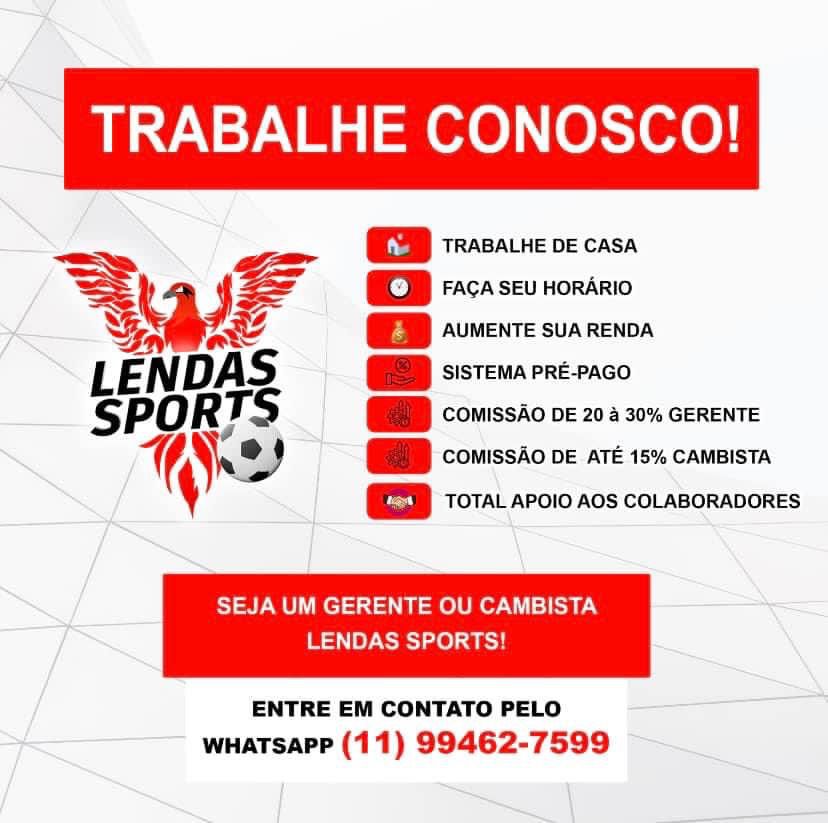 Trabalhe conosco, lendas sport