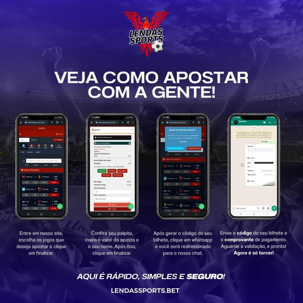 Veja como apostar com a gente